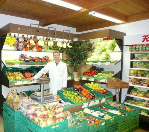 Obst- und Gemüsetheke
