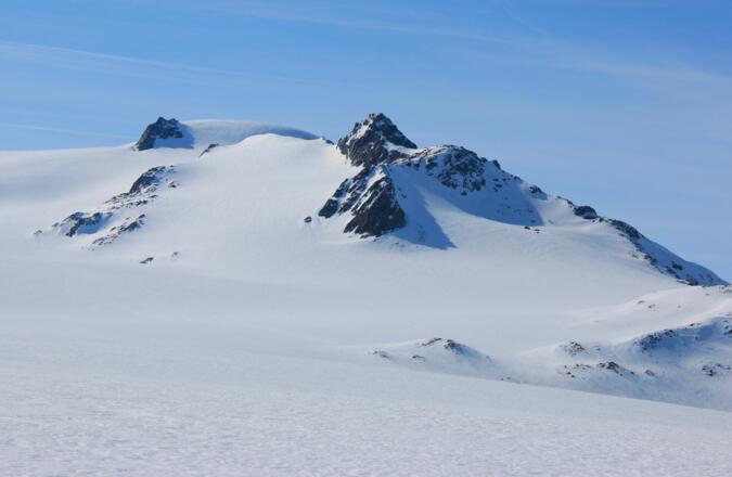 Blick vom Gepatschferner zur Weißseespitze
