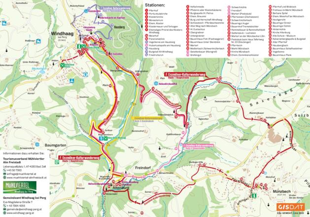 Enzmilner Kulturwanderweg Routen und Karte Seite 2