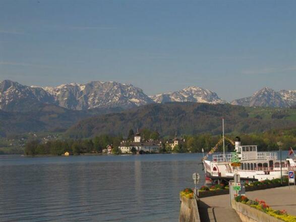 Traunsee m. Schloss Ort