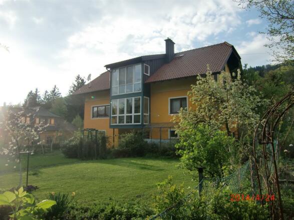 Blick zum Haus