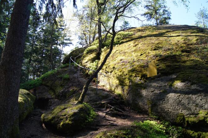 Aufstieg Herzogreitherfelsen