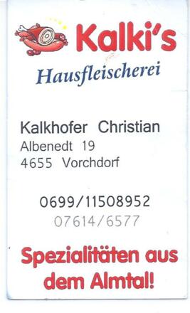 Kalki\u00b4s Hausfleischerei