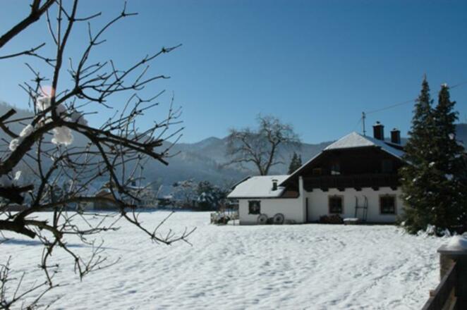 Haus im Winter