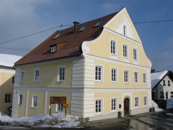 Hausansicht im Winter