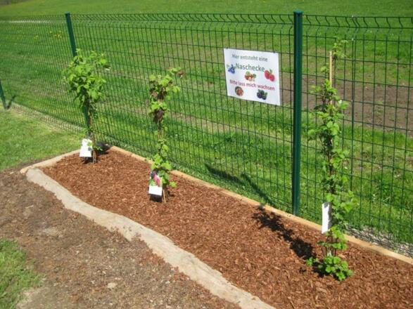 Naschecke am Spielplatz