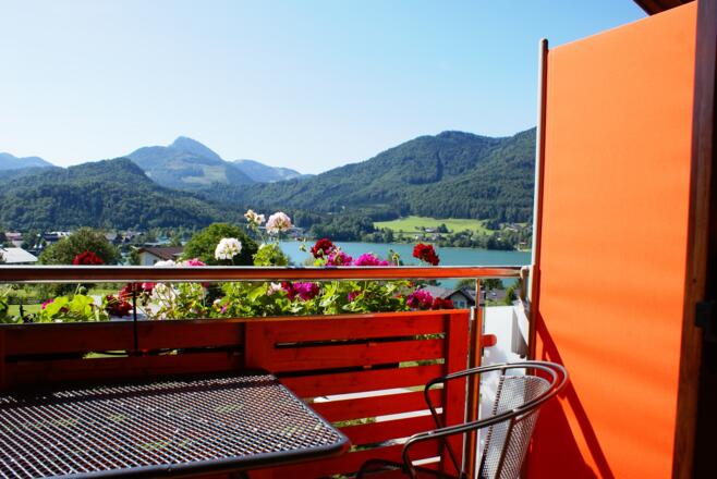 Ausblick Balkon
