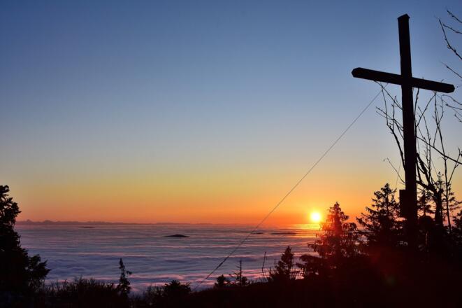 Stinglfelsen Sonnenuntergang
