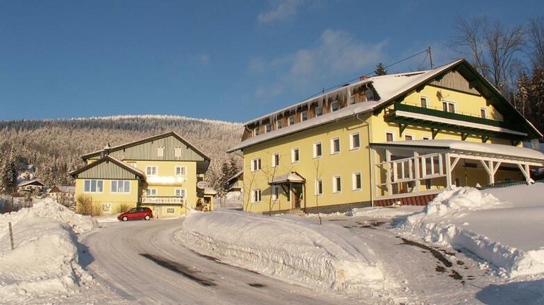 Gasthof Dreiländereck im Winter