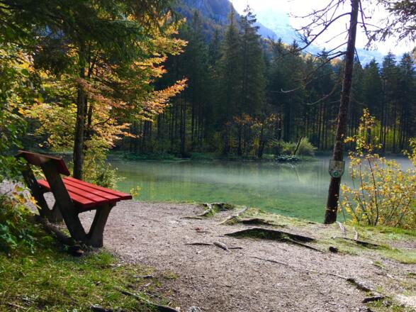 Sitzbank beim Koppenwinklsee