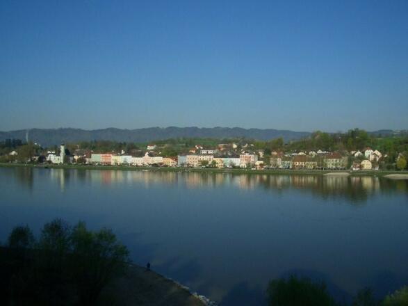 Blick auf Aschach an der Donau