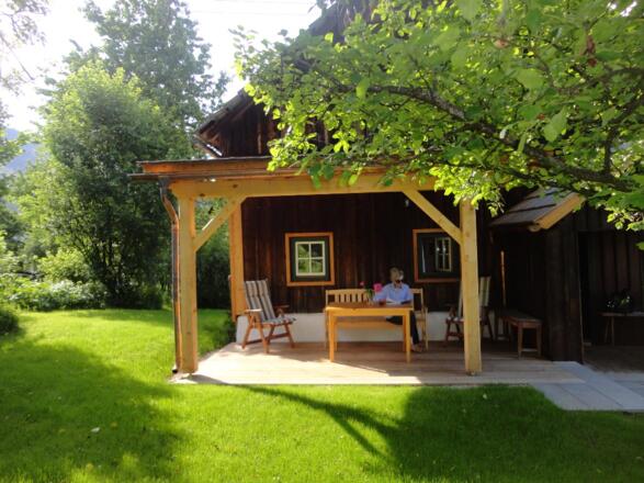 Terrasse Ferienhaus Ramsau 8