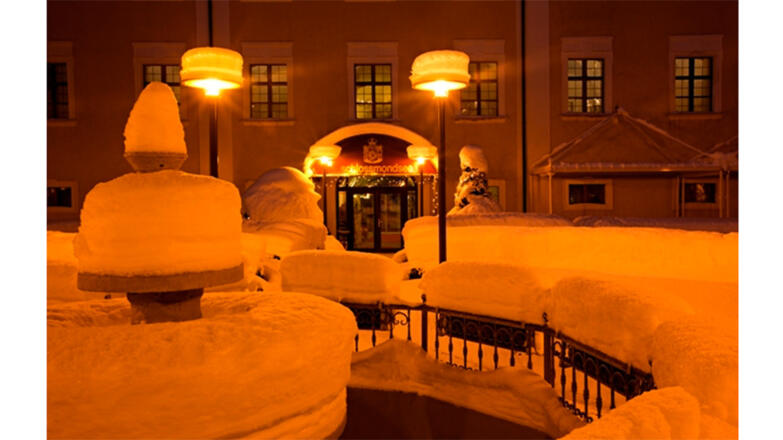 Schlossgarten im Winter