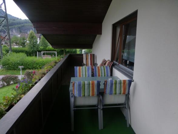 Balkon Sicht n. Süden
