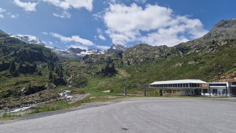 Talstation auf der Ochsenalm auf 2.150 m