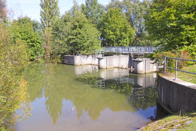Wehr an der Vils bei Stadthalle