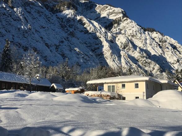 Winteransicht Ferienwohnung Seeklause