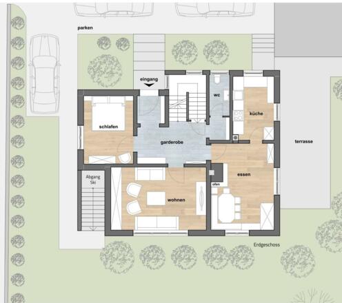 Grundriss Erdgeschoß