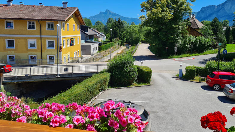 Aussicht vom Balkon