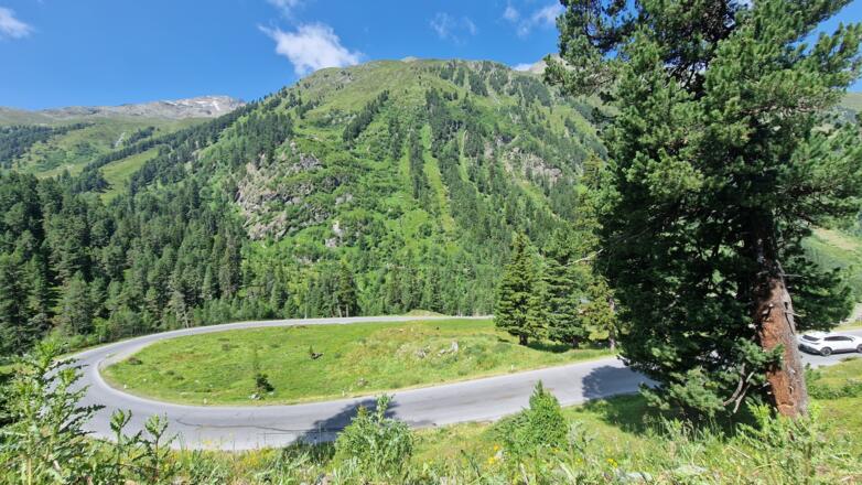 Kaunertaler Gletscherstrasse, nach dem Gepatschstausee