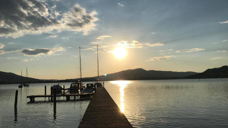 Mondsee Sonnenuntergang