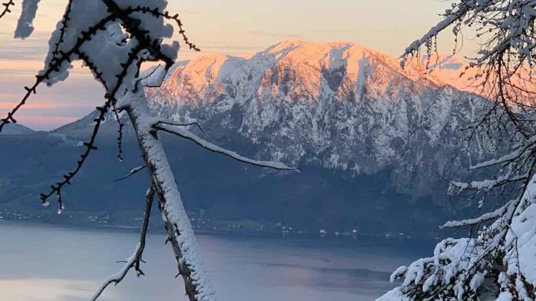 Ferienhaus am Mondsee - Winter