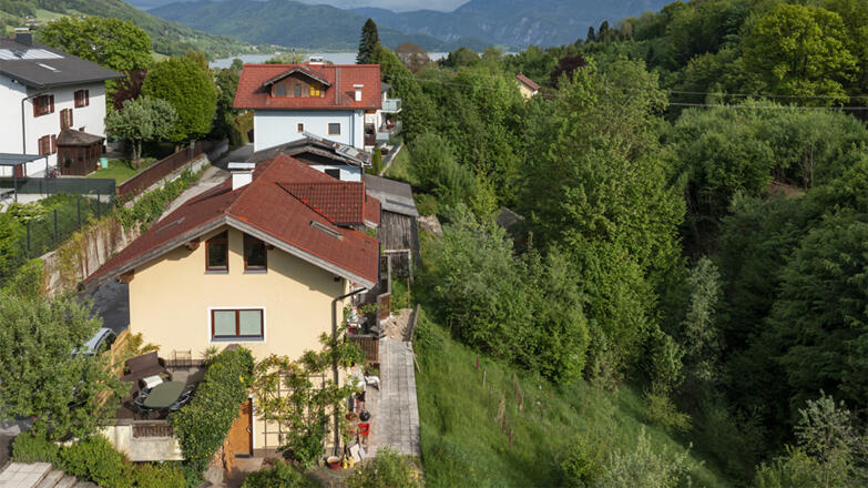 Blick auf das Haus
