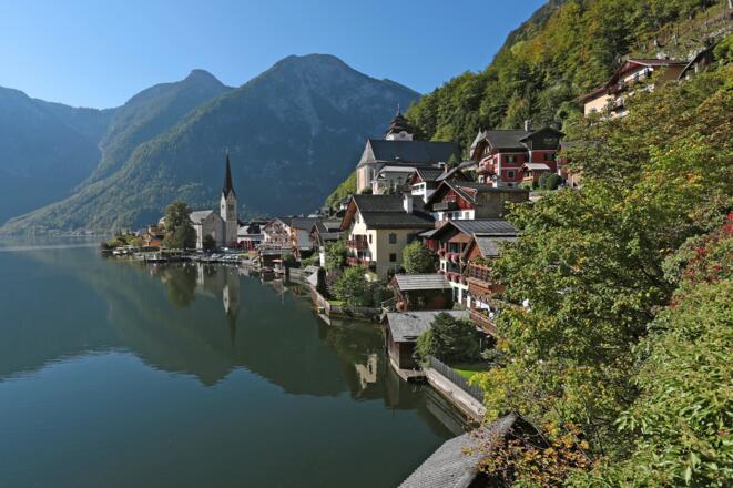 Klassische Ansicht Hallstatt