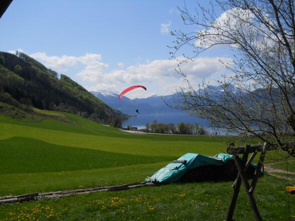 Paragleiten &amp; Hotel Bramosen am Attersee