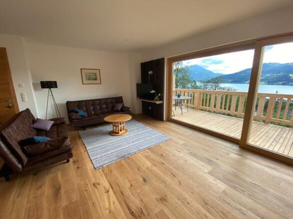 Wohnzimmer Attersee Chalet Birne