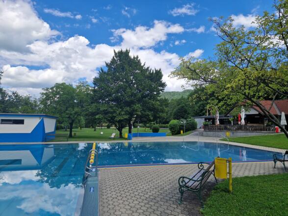 Badbuffet im Freibad Ternberg