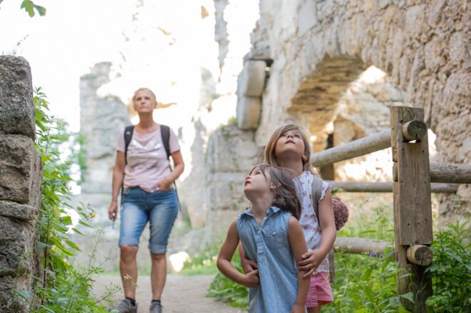 Familienausflug zur Burgruine Prandegg