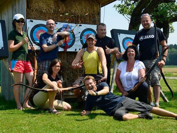 Lust am Leben Outdoor Adventure Bogenschießen