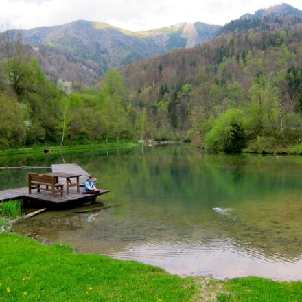 Naturbad Seewiese im Frühling
