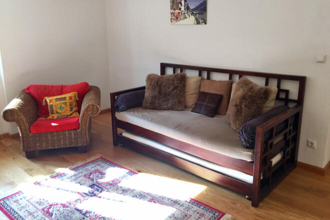 Schlafcouch mit Sessel