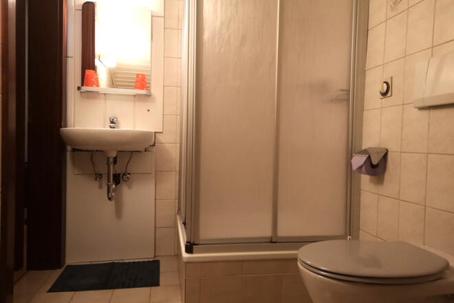 Dusche und WC-Rosys House Privat Pension-Bad Goisern-Foto-Rosita De Santis