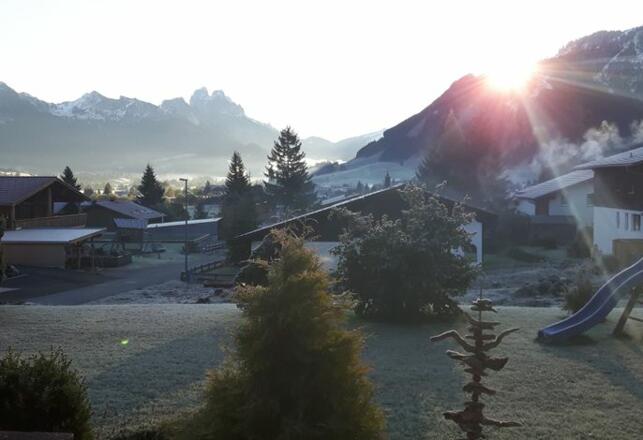 Ausblick vom Balkon