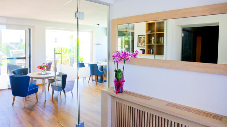 Eingang Frühstücksraum