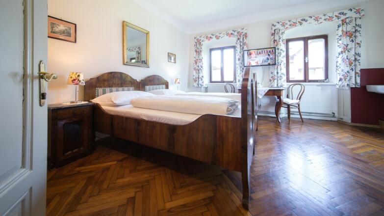 Haus Berndt Doppelzimmer mit Atterseeblick