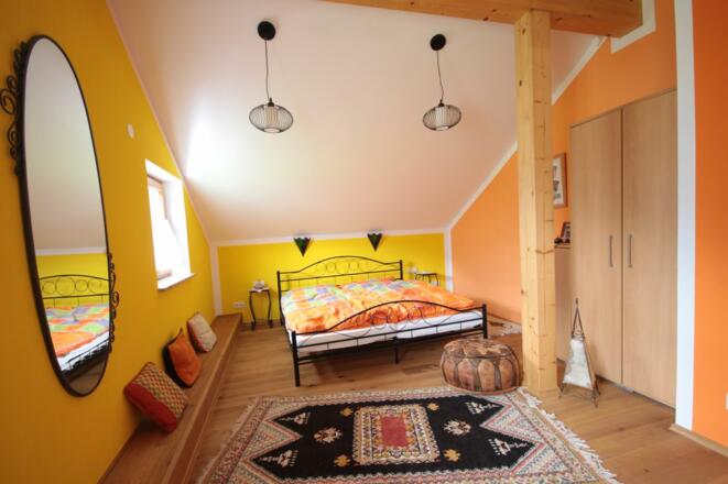 Schlafzimmer des Loft
