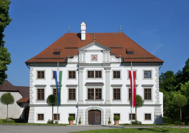 Ansicht Schloss Stauff, Frankenmarkt, Salzkammergut