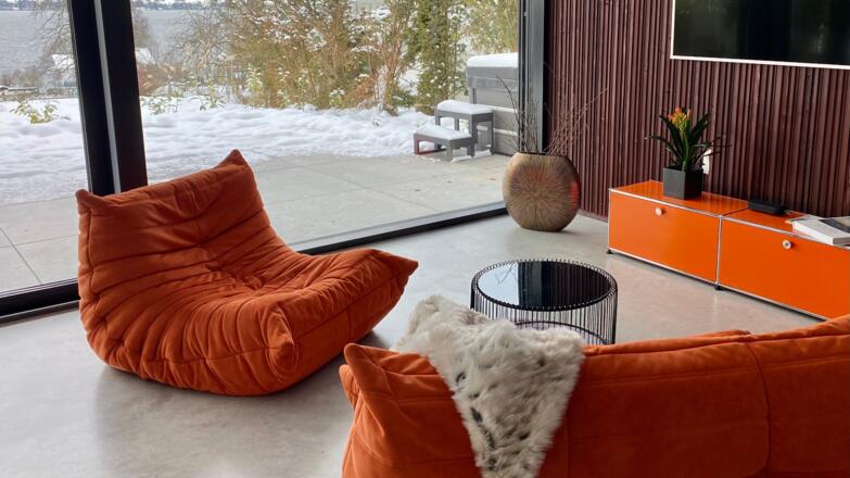 Wohl fühlen in der Orange lounge in Weyregg am Attersee