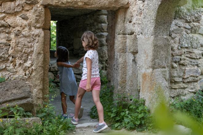 Kinder beim Steintor