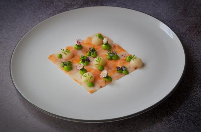 Carpaccio vom Fisch