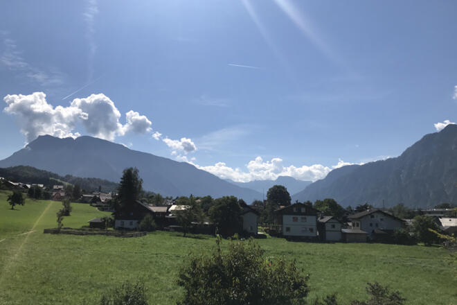 Panoramablick von der Ferienwohnung Johanna