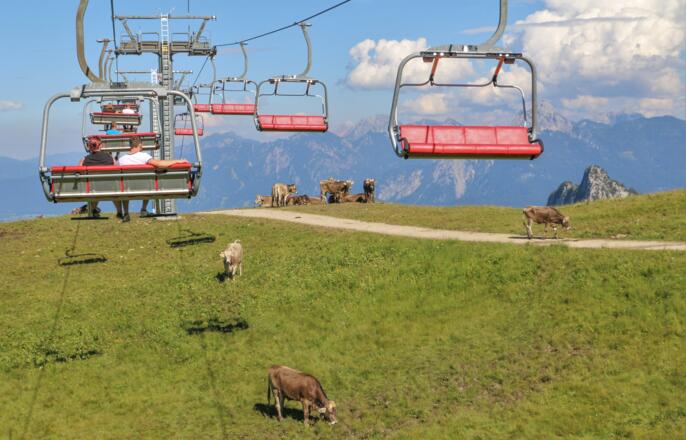 Sessellift Hochalpbahn auf dem Breitenberg