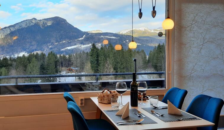 Essbereich im Lebensfreude Appartement in Bad Goisern am Hallstättersee