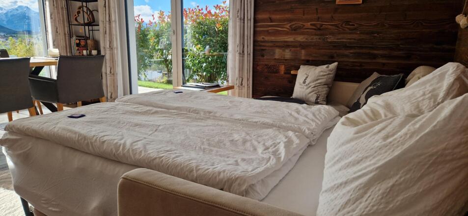 Schlafzimmerblick von der Gästecouch