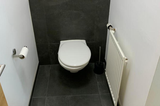 Toilette der Ferienwohnung
