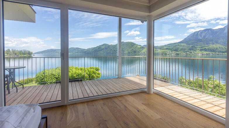 Seegasthof Stadler, Unterach am Attersee, Zimmer mit Balkon